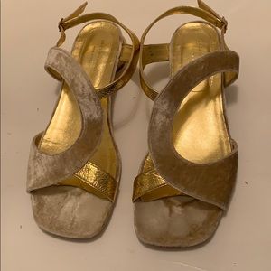 Dries Van Noten GOLD Sandal